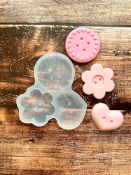 Молд Пуговки 4 см Изображение Молд Пуговки 4 см